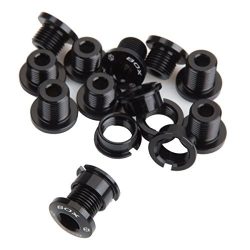 Box Components Spriral 7075 Alloy Chainring Bolts (15 Piece), Black