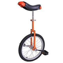 AW Orange 18″ Inch Wheel Unicycle Leakproof Butyl Tire Wheel Cycling Outdoor Sports Fitnes ...