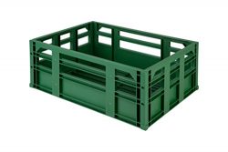 Pure Cycles Rear Mount Plastic Bicycle Crate, Green