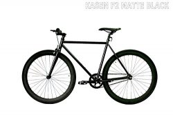 carci Fixed Gear Bike Bicycle F2 Steel Black bicycle men women fixie city bike