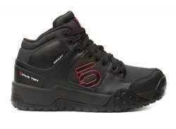 Five Ten Men’s Impact High Approach Shoes, Black/Red, 9 D US