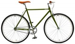 Critical Cycles Harper Coaster Fixie Style Single-Speed Commuter Bike with Foot Brake