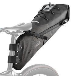 RockBros Waterproof Bike Saddle Bag Large Capacity Cycling Rear Seat Pack Black