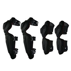 Huntingwolf Racing Knee Shin Elbow Guards Motorcycle Motocross Protective Gear – KN02