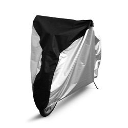 Universal Outdoor Waterproof Bicycle Cover Storage – Extra Large Heavy Duty PU Bike Cover  ...