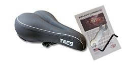 TAC 9 Bike Saddle / Seat – Comfort Airflow Hybrid Most Comfortable Vinyl – UNISEX &# ...