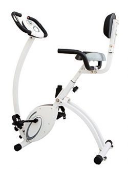 Body Rider 2-in-1 Folding Upright & Recumbent Bike Silver/White