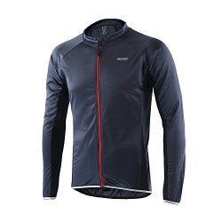 ARSUXEO Outdoor Sports Men’s Slim Fit Cycling Jersey Long Sleeves Bike Bicycle MTB Shirts  ...