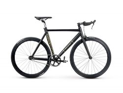 Raleigh Bikes Teaba Fixed Gear/Single Speed City Bike, 50cm/Small, Black