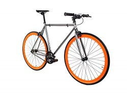 Golden Cycles Single Speed Fixed Gear Bike with Front & Rear Brakes