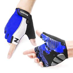 Zookki Cycling Gloves Mountain Bike Gloves Road Racing Bicycle Gloves Light Silicone Gel Pad Rid ...