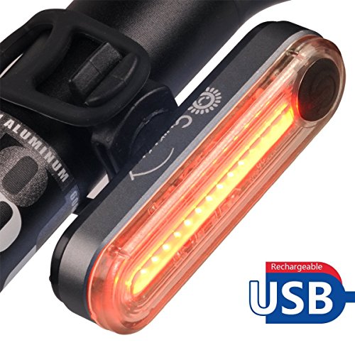 Bike Tail Light, | Lanlan USB Rechargeable Bike Tail Light for IPX 8 Waterproof Super Bright Eas ...