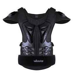 Webetop Adults Dirt Bike Body Chest Spine Protector Armor Vest Protective Gear for Dirtbike Bike ...