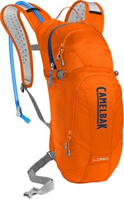 CamelBak Lobo Crux Reservoir Hydration Pack, Laser Orange /Pitch Blue, 3 L/100 oz