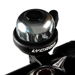 LYCAON Bike Bicycle Bell Double-Ring Loud Crisp Clear Sound for Scooter Cruiser Ebike Tricycle M ...