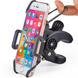 Bike & Motorcycle Phone Mount – For iPhone 8 (X, 7, 5, 6 Plus), Samsung Galaxy or any  ...