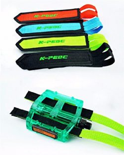 Fixed Gear Fixie BMX Bike Bicycle Cycling Anti-slip Double Adhesive Straps Pedal Toe Clip Double ...