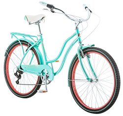 Schwinn 26″ Ladies Perla 7 Speed Cruiser Bike, 26-Inch, Blue