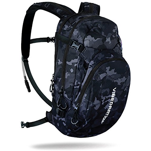 Vibedration Camping Hydration Pack by 3L Water Capacity | Rave Gear, Music Festival Backpack, Hi ...