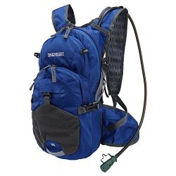 ENKNIGHT 20L Hydration Pack Waterproof Cycling Backpack with 2L Water Bladder Blue