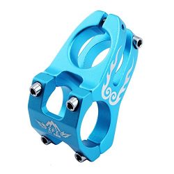 Bicycle BIke Stem 31.8mm Super light MTB BMX DH FR Handlebar Accessories Black Red Blue Gold (Blue)