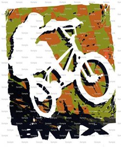 8″ Round – BMX Bike Birthday – Edible Cake/Cupcake Party Topper!!!