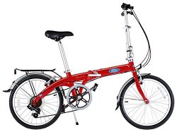 Ford 20 Inch Convertible 7-Speed Folding Bicycle (Red) 38