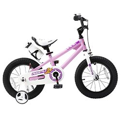 Royalbaby RB14B-6P BMX Freestyle Kids Bike, Boy’s Bikes and Girl’s Bikes with traini ...