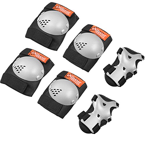 eNilecor Kids/Youth Rollerblade Roller Skates Cycling Knee Pads El
