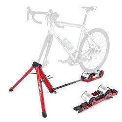 Feedback Sports Feedback Omnium Portable Bike Trainer with Tote Bag, Red