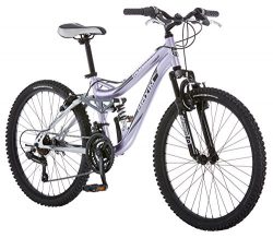 Mongoose R3577  Girl’s Maxim Full Suspension Bicycle (24-Inch)