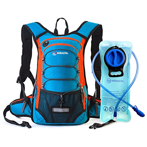 MIRACOL Hydration Backpack with 2L Water Bladder, Thermal Insulati