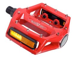 Black Ops BMX Platform Pedals, 9/16″, Red