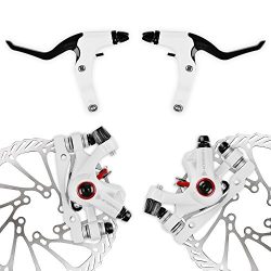 AFTERPARTZ NV-5 G3/ HS1 Bike Disc Brake Kit Front + Rear Rotor (NV-5 G3 White Kit with handle)