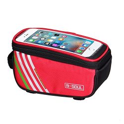 Domybest Bicycle Cycling Bike Frame Front Tube Waterproof Mobile Phone Bag Multifu