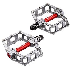 INTEY Mountain Bike Pedals 9/16 Screw Thread Spindle Aluminum CNC Sealed Bearing Road Bike Pedals