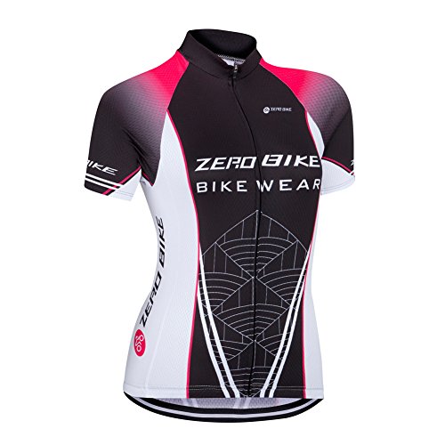 ZEROBIKE Women’s Short Sleeve Cycling Jersey Jacket Cycling Shirt Quick Dry Breathable Mou ...