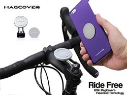 MagCover patented non-interfering cell phone mounting system with strong built-in directional ma ...