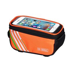 Domybest Bicycle Cycling Bike Frame Front Tube Waterproof Mobile Phone Bag Multifu