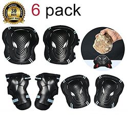 TBNO1 Roller Skating Knee Pads Childrens Knee Pads Elbow Pads Wrist Elbow Protective Blading Pad ...