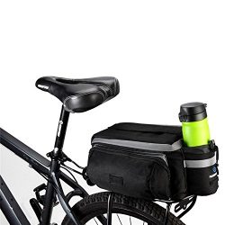 TraderPlus Bike Pannier Bag – Durable & Waterproof Nylon with Reflector Handbag | Shou ...