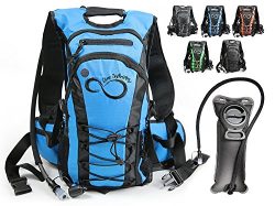 Live Infinitely Hydration Backpack With 2.0L TPU Leak Proof Water Bladder- 600D Polyester -Adjus ...