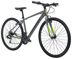 Diamondback Bicycles Trace ST Dual Sport Bike, Silver, 22″/X-Large