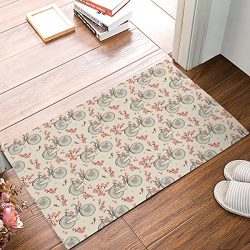 Olivefox Funny Waterproof Bathroom Doormat Home Decor Welcome Large Mat Entrance Way Indoor/Outd ...