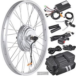 AW 20.5″ Electric Bicycle Front Wheel Frame Kit For 24″ 36V 750W 1.95″-2.5R ...