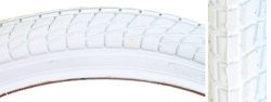 Sunlite Freestyle BMX Kontact Tires, 20″ x 1.95″, White/White