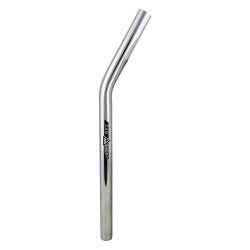 Black Ops Lay-Back BMX Seat Post, 22.2 x 400mm, Chrome Plated