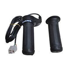 12v 24v 36v 48v Black Electric Scooters Bike Bicycle Handlebars Throttle Grips