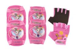 Titan Flower Princess Multi-Sport Protective Pink Pad Set, Elbow Knee and Wrist Guards