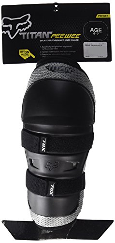 FOX KIDS TITAN KNEE/SHIN GUARD BLACK/SILVER